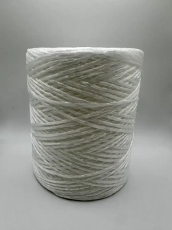 Шпагат полипропиленовый крепежный белый 500м, 1200 ТЕКС для обвязки и упаковки корзин и коробок, подвязки растений в саду и огороде, прочная бечевка