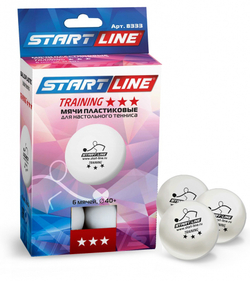 Мячи Start Line Training 3* (6 шт, бел.)