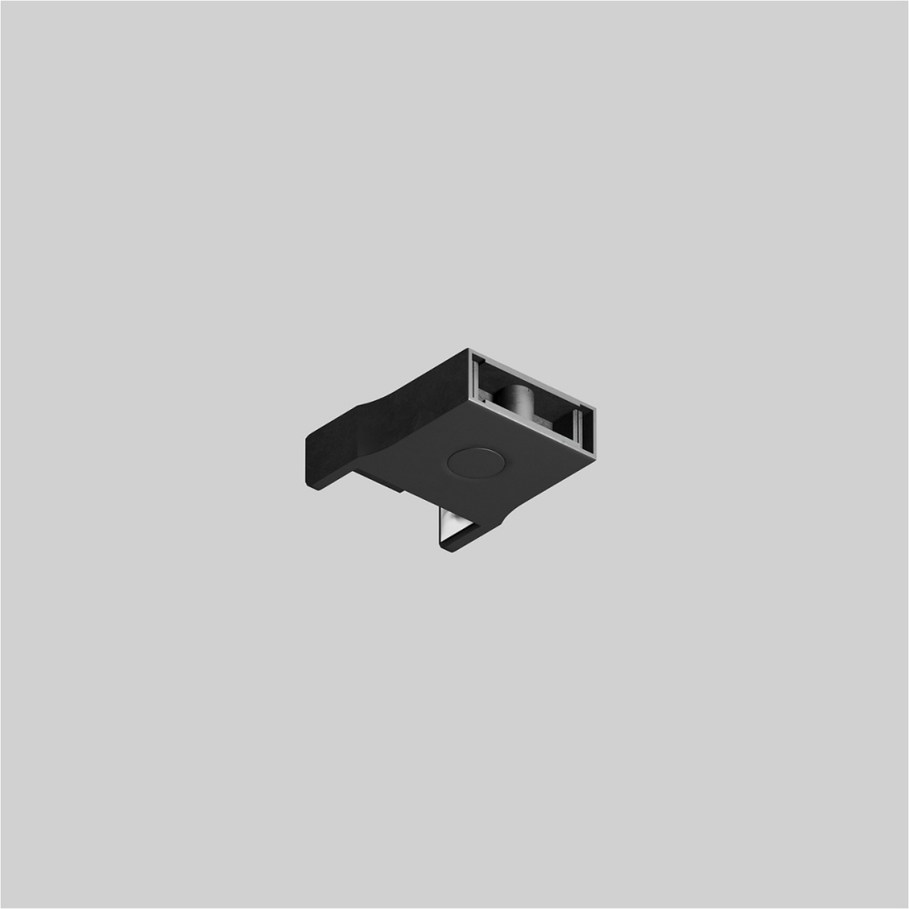 TR5214-BK Торцевая заглушка для трека Air, серия Base, с отверстием для крепления , черный, пластик