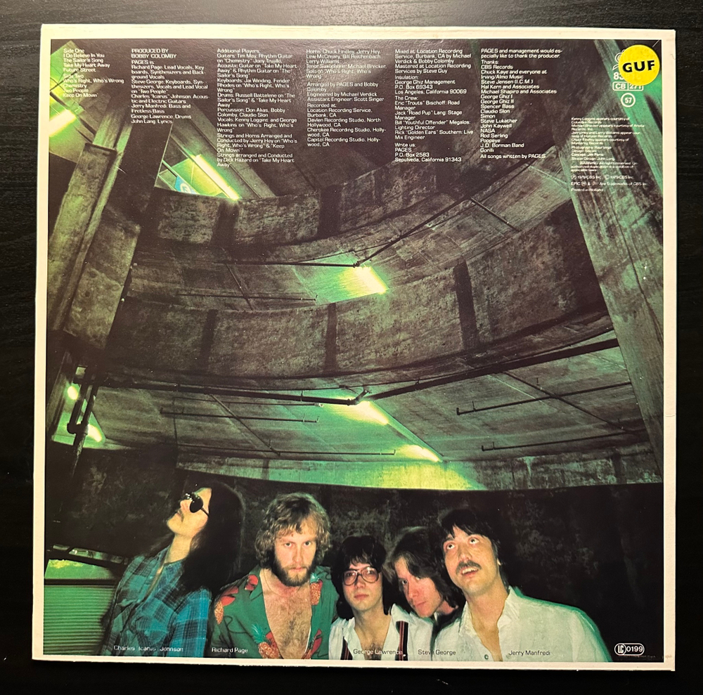 Pages - Future Street (Голландия 1979г.)