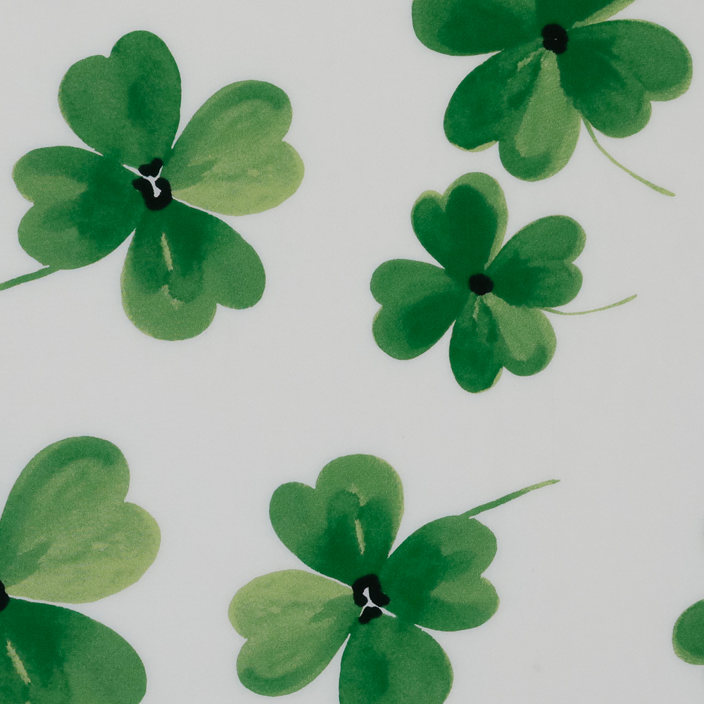 Тонкое шёлковое полотно (98 г/м2) в четырёхлистный клевер