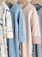 Комбинезон / Слип для малышей Next AW3-046, 4 шт., Синий, Молочный