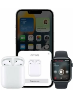 Беспроводные наушники Apple AirPods 2 с зарядным футляром
