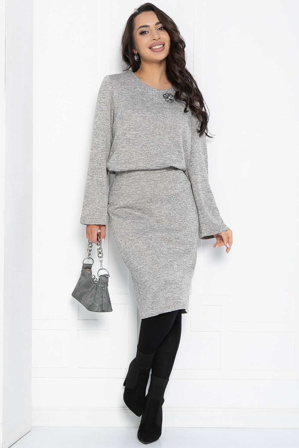 Костюм Портман (серо-бежевый) К12363-25 LT Collection