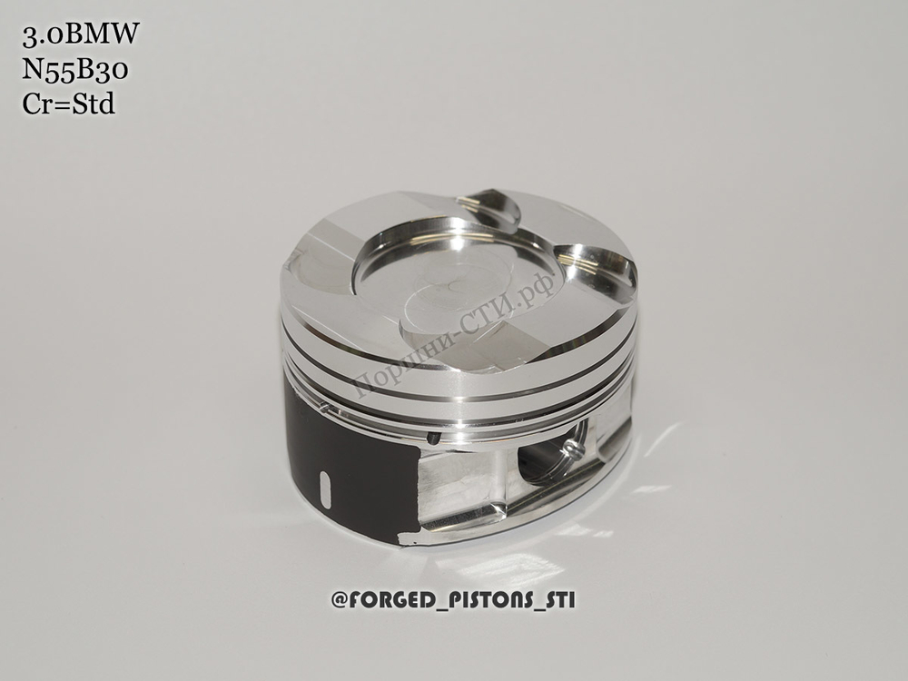 Поршни СТИ BMW 3,0l N55B30 под кольца 1,5/1,5/2,0 степень std