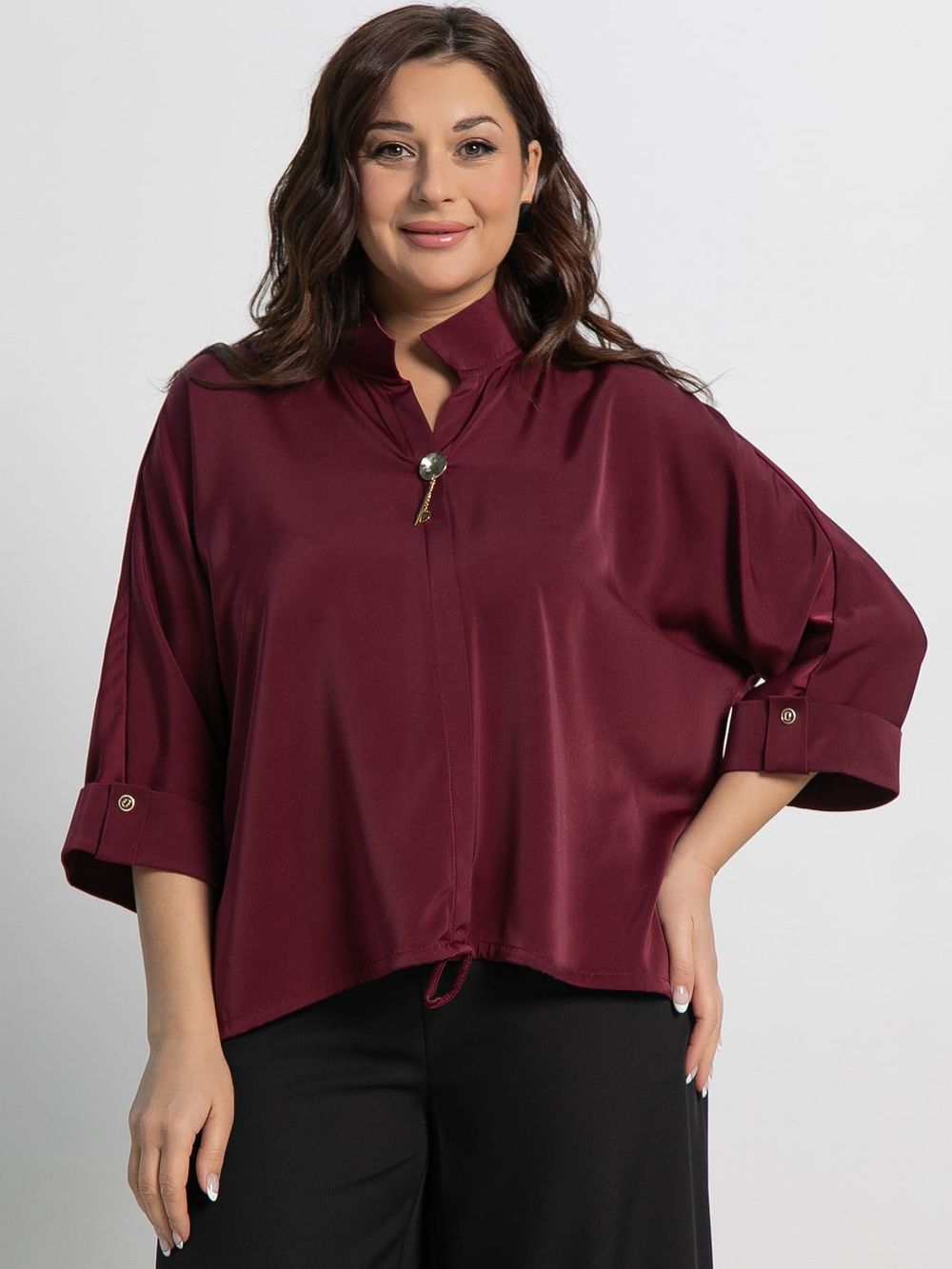 Блуза Серенада (бордовая) Б15135-24М LT Collection