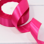 Лента Атласная 2,5см х 28м Сатин (Малиновый)