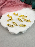 Оправа #4220 Navette spfinx 15*4 мм Золото