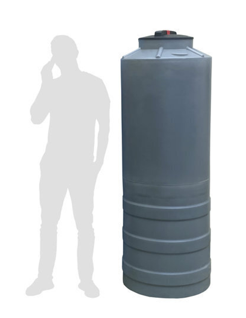 Бочка  узкая Экогрупп ДВ 400 л. вертикальный (600x600x1690см;желтый) - арт.561037