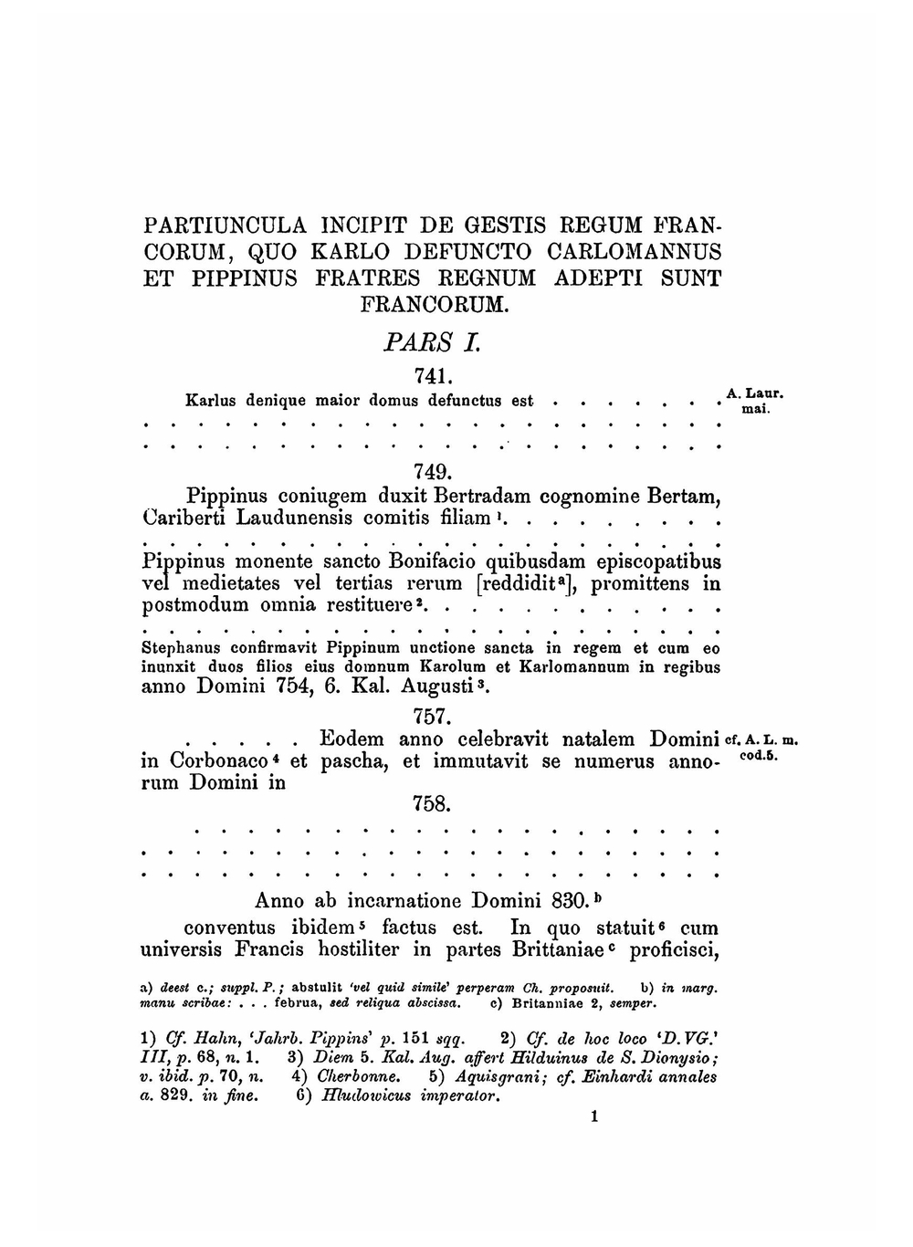 Annales bertiniani | Georg Waitz