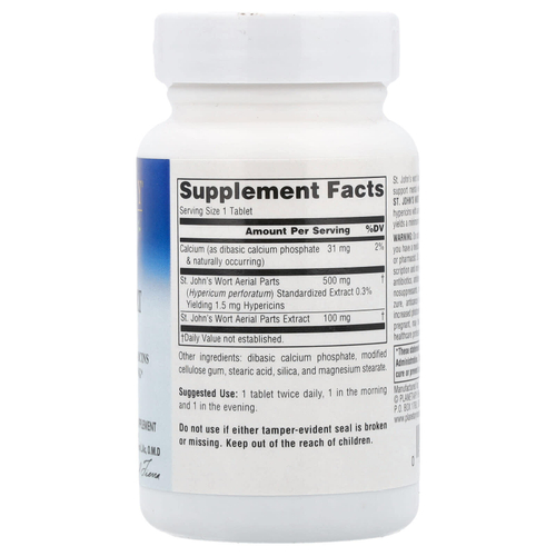 Planetary Herbals, Экстракт зверобоя Full Spectrum ™, 60 таблеток