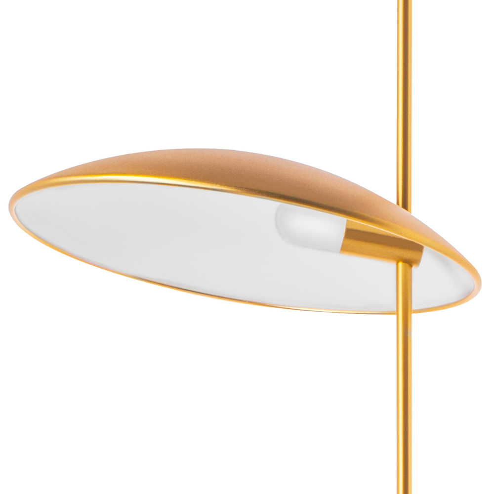 801713  2КОР! Торшер MARMARA LED 5W 400LM ЗОЛОТО/МРАМОР 3000K