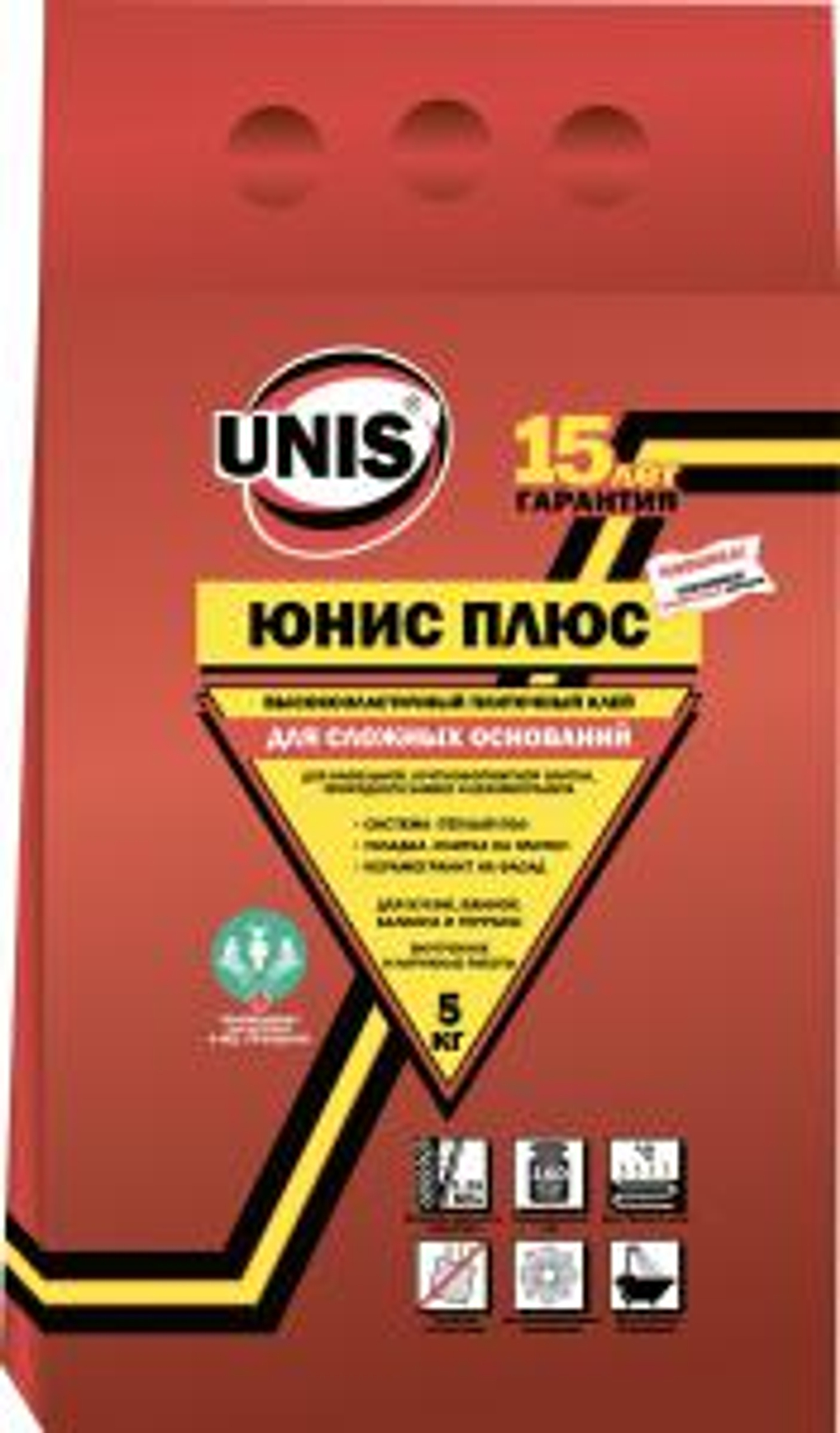 Клей д/пл.UNIS plus (5кг)