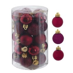 GAEM Набор из 25шт Украшение новогоднее "Шар", D 3 см, L8 W8 H13 см