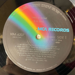 Винтажная виниловая пластинка LP B.B. King Take It Home (Japan 1979) (No Obi)