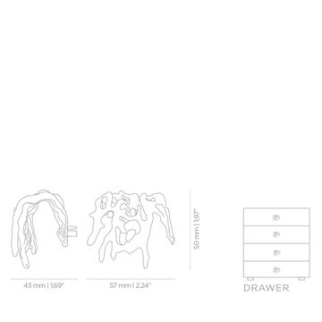 Мебельная ручка PullCast TOILE OC2025