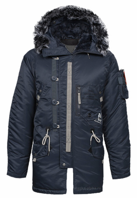 Куртка зимняя мужская Apolloget Sapporo (стал.синий - steel blue)