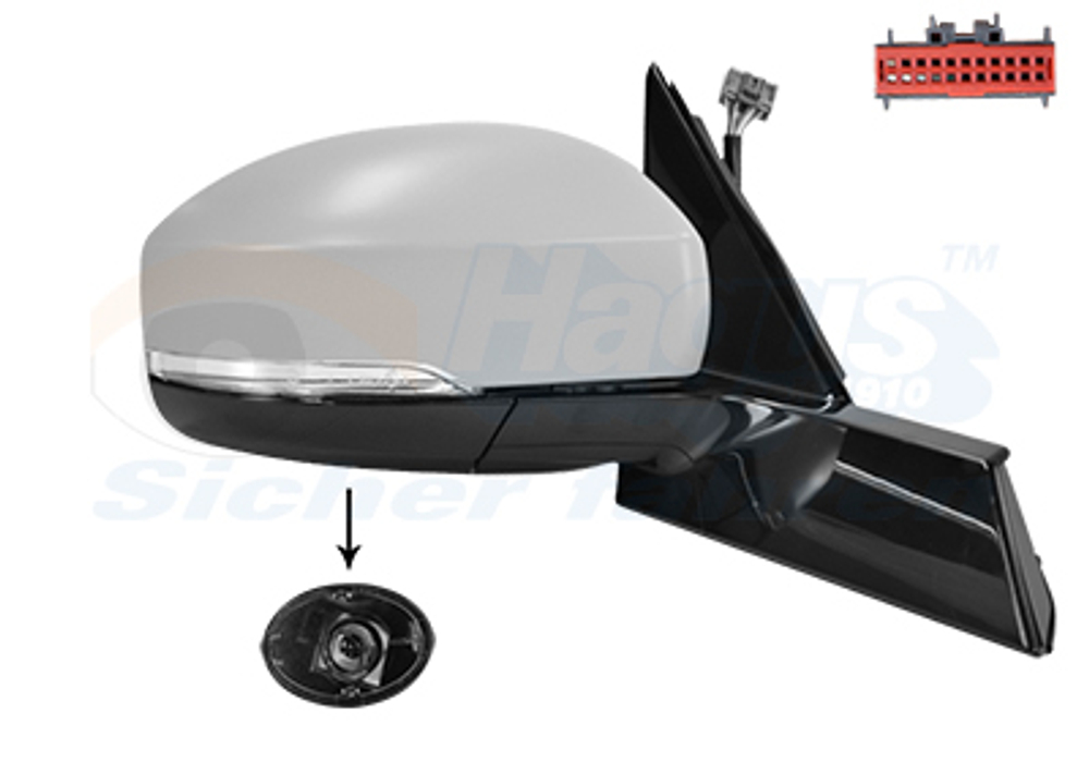 VAN WEZEL - 0262808-VAN - Exterior Mirror