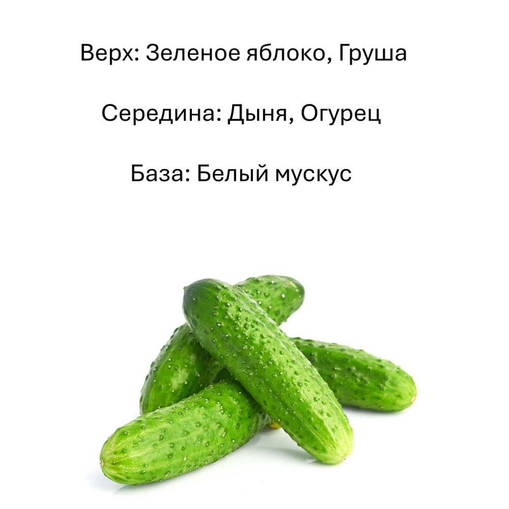 Огурец, кубики восковые для ароматизации, 10 штук