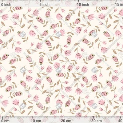 Сканди орнамент нежно-розовые цветы by ALLA KUZMENKO 455 DPI