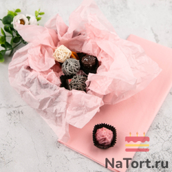 Бумага упаковочная тишью, Розовая 50х66 см (10 листов)