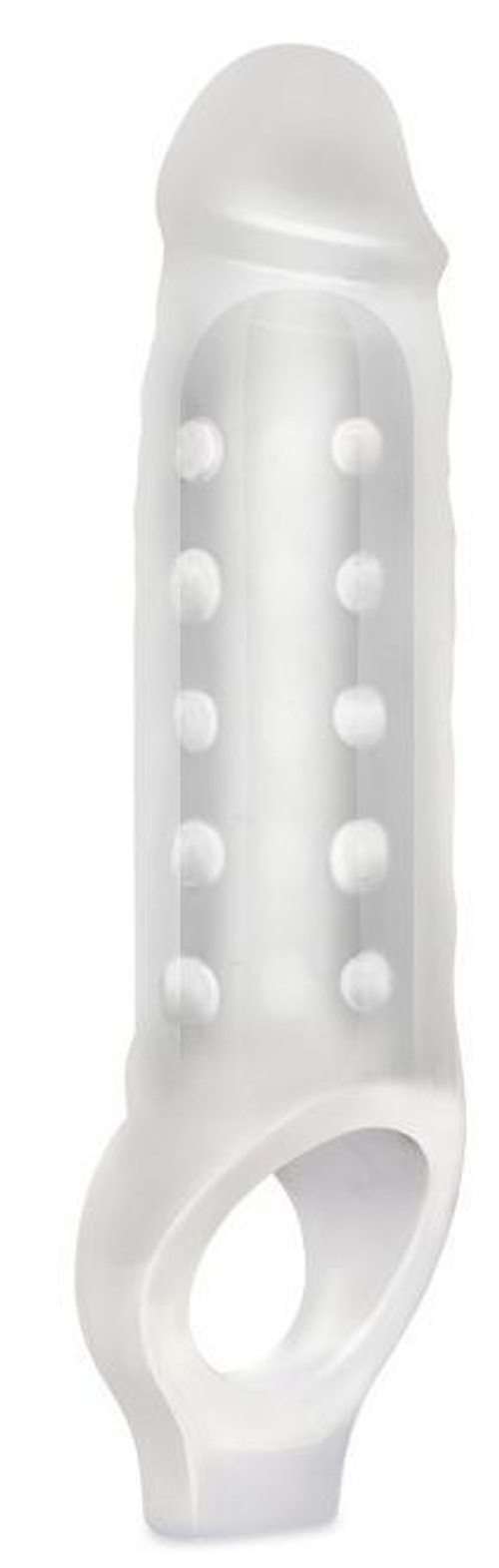 Насадка на пенис BlueLine Mighty Extender, текстурированная, 13 см