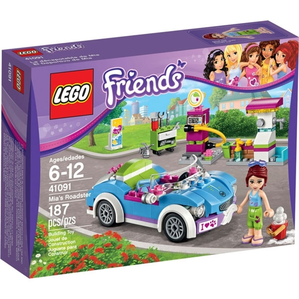 LEGO Friends: Кабриолет Мии 41091 — Mia's Roadster — Лего Френдз Друзья Подружки