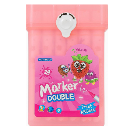 Маркеры Double Yalong 24 шт