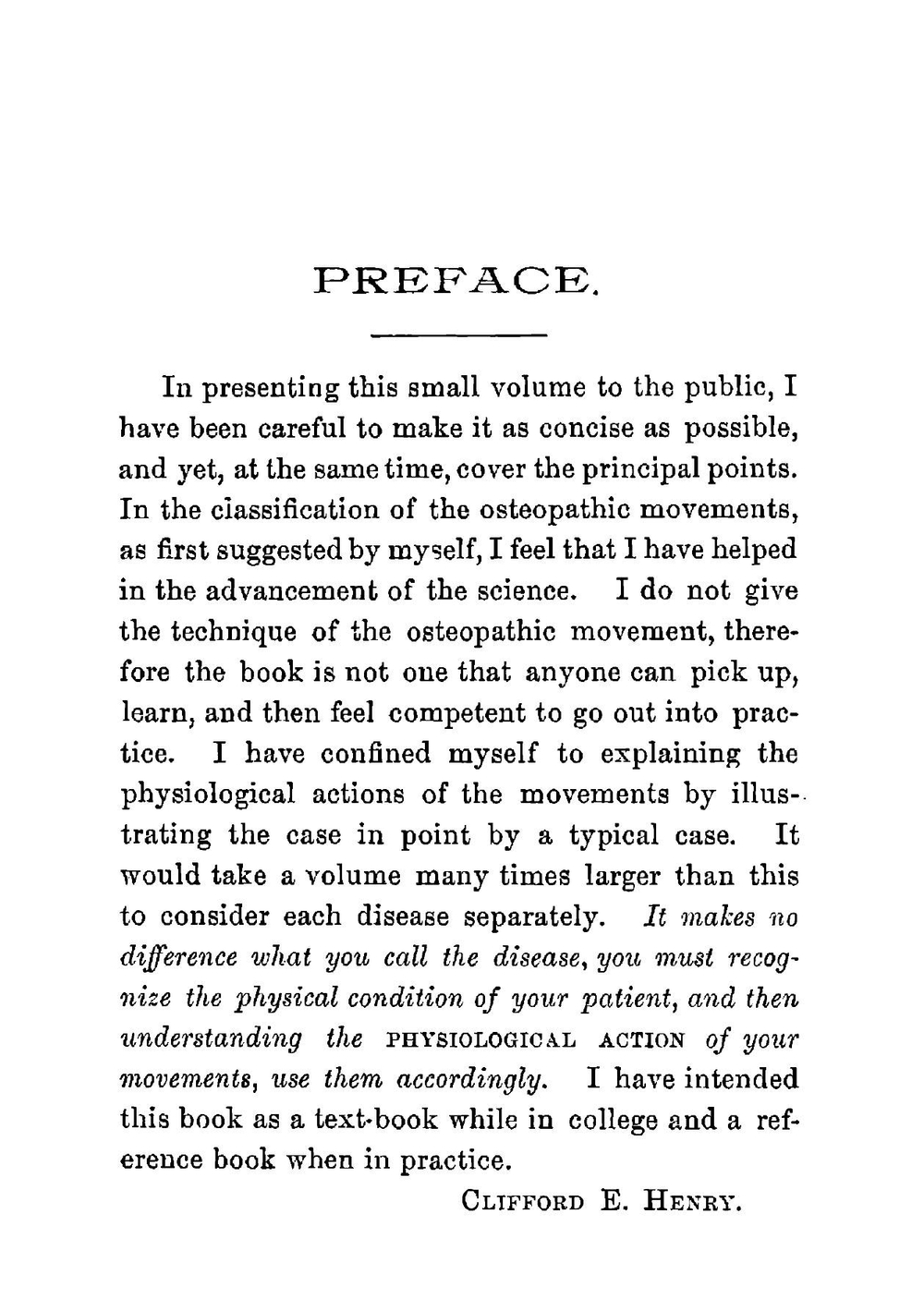 A Manual of Osteopathic Therapeutics | Clifford E. Henry