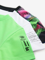 Футболка для мальчика Next E50-635, 3 шт., Черный, Белый, Ярко-зеленый