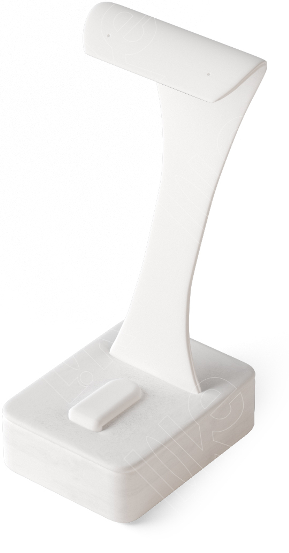 Подставка для гарнитура/кобра/2 отверстия/язычок/квадратное основание