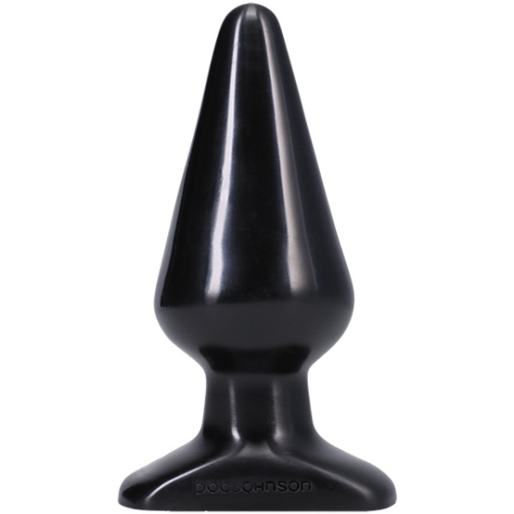 Черная анальная пробка 14см Doc Johnson Butt Plugs Smooth Classic Large Black 0244-06 CD