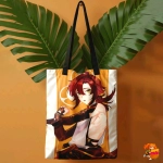 Сумка шоппер с принтом Genshin Impact