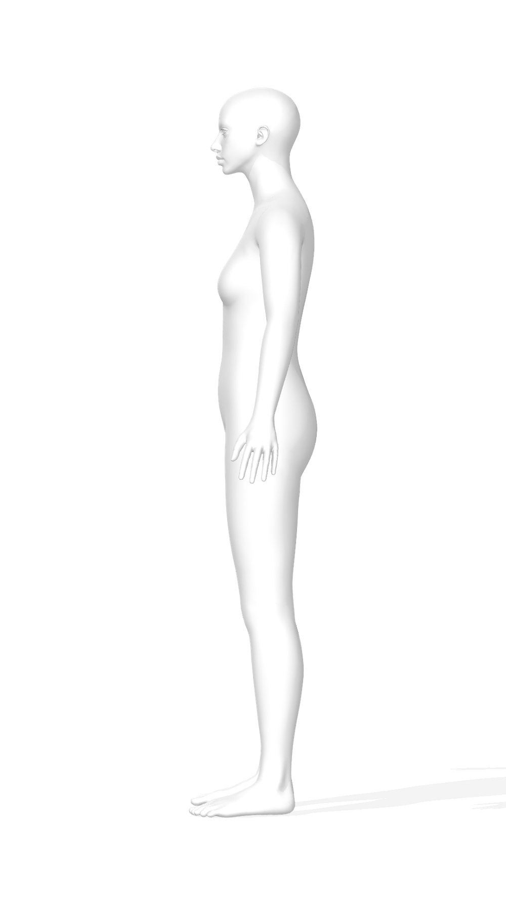 3D аватар манекена Моника