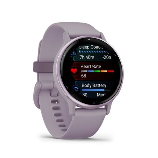 Умные часы Garmin Vivoactive 5 цвет орхидеи с металлическим безелем и силиконовым ремешком
