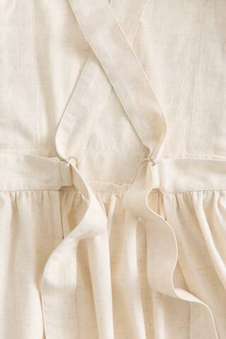 H&M HOME Кухонный фартук с оборками, светло-бежевый