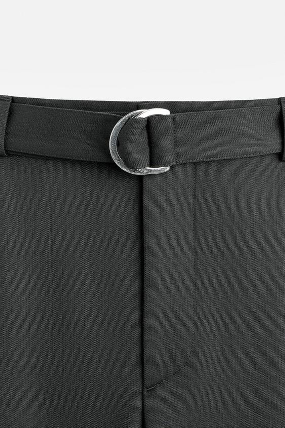 ZARA X NANUSHKA КОСТЮМНЫЕ БРЮКИ, ЧЕРНЫЙ