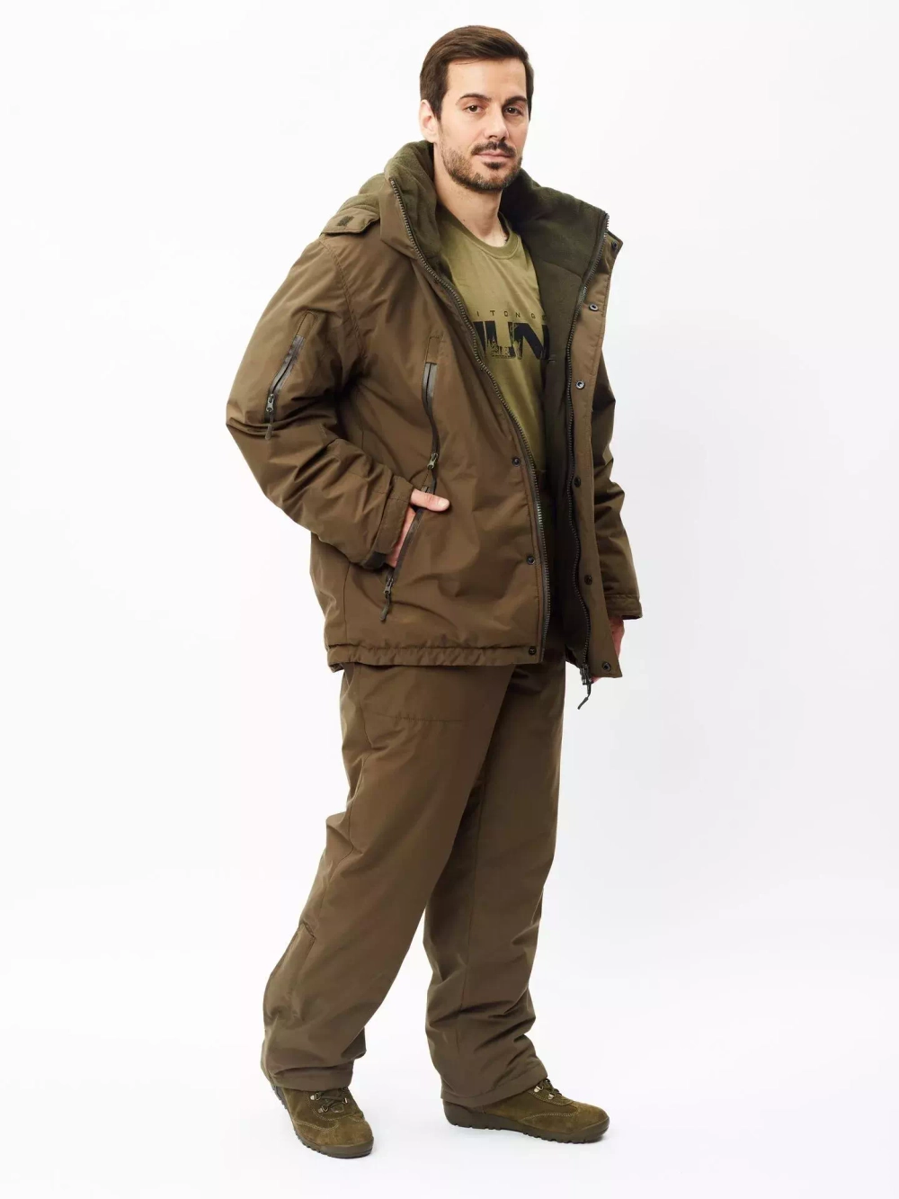 Зимний мужской костюм Onerus "Тактика -15" (Канада) Коричневый