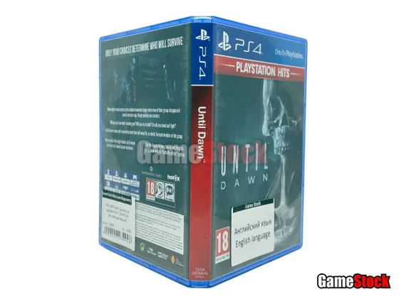 PS4 Until Dawn / Дожить до рассвета Б/У CUSA-00194 (Английская версия)