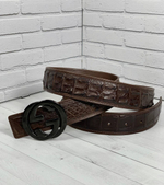 Ремень Gucci из кожи крокодила, арт. 474498789