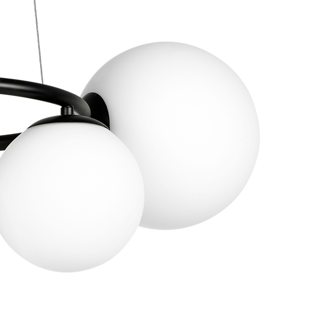 815057 Люстра GLOBO 5х40W G9 МАТОВЫЙ ЧЕРНЫЙ