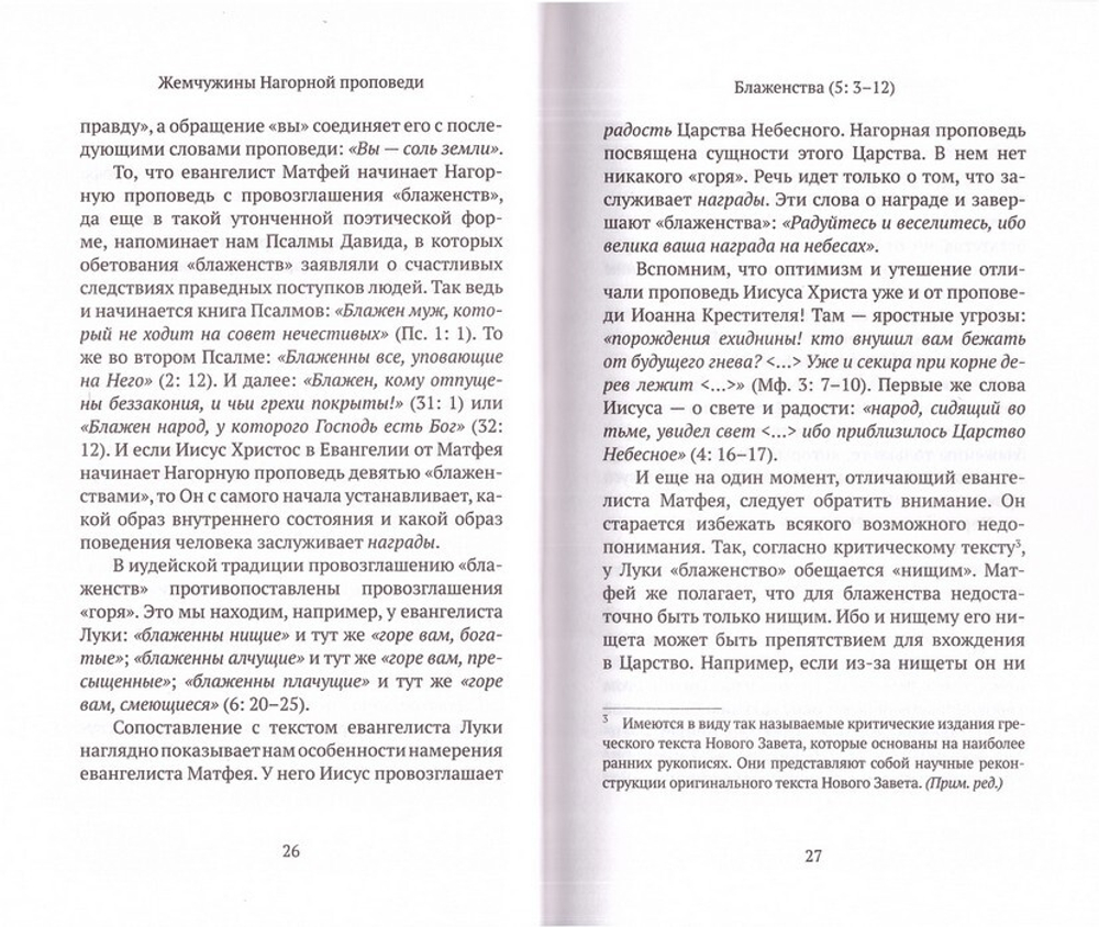 Жемчужины Нагорной проповеди. О главном в христианстве. Архимандрит Ианнуарий (Ивлиев)