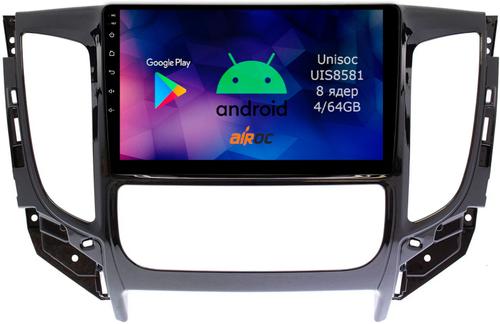 Магнитола для Mitsubishi L200 5 2015-2019 (климат), Pajero Sport 3 2016-2023 (МКПП), FIAT Fullback - Airok RM-2616 Android 12, SIM-слот