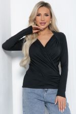 Лонгслив Нежное прикосновение (черный) Б12515-7 LT Collection