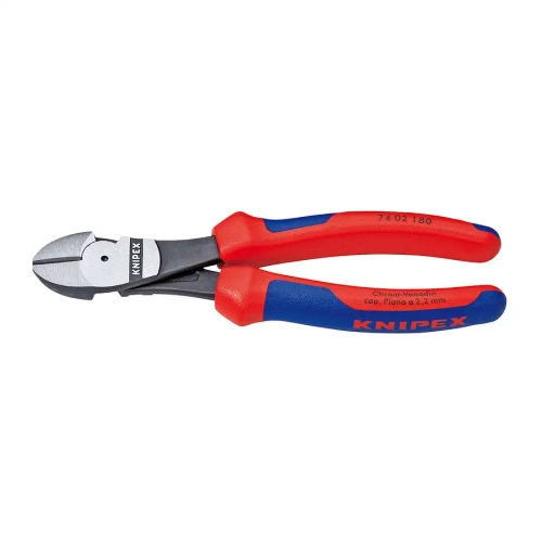 Кусачки боковые особой мощности черненые 180 мм Knipex 74 02 180