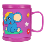 Кружка детская 9,5 см 10х8 см материал PVC, 6 видов микс, с-30946