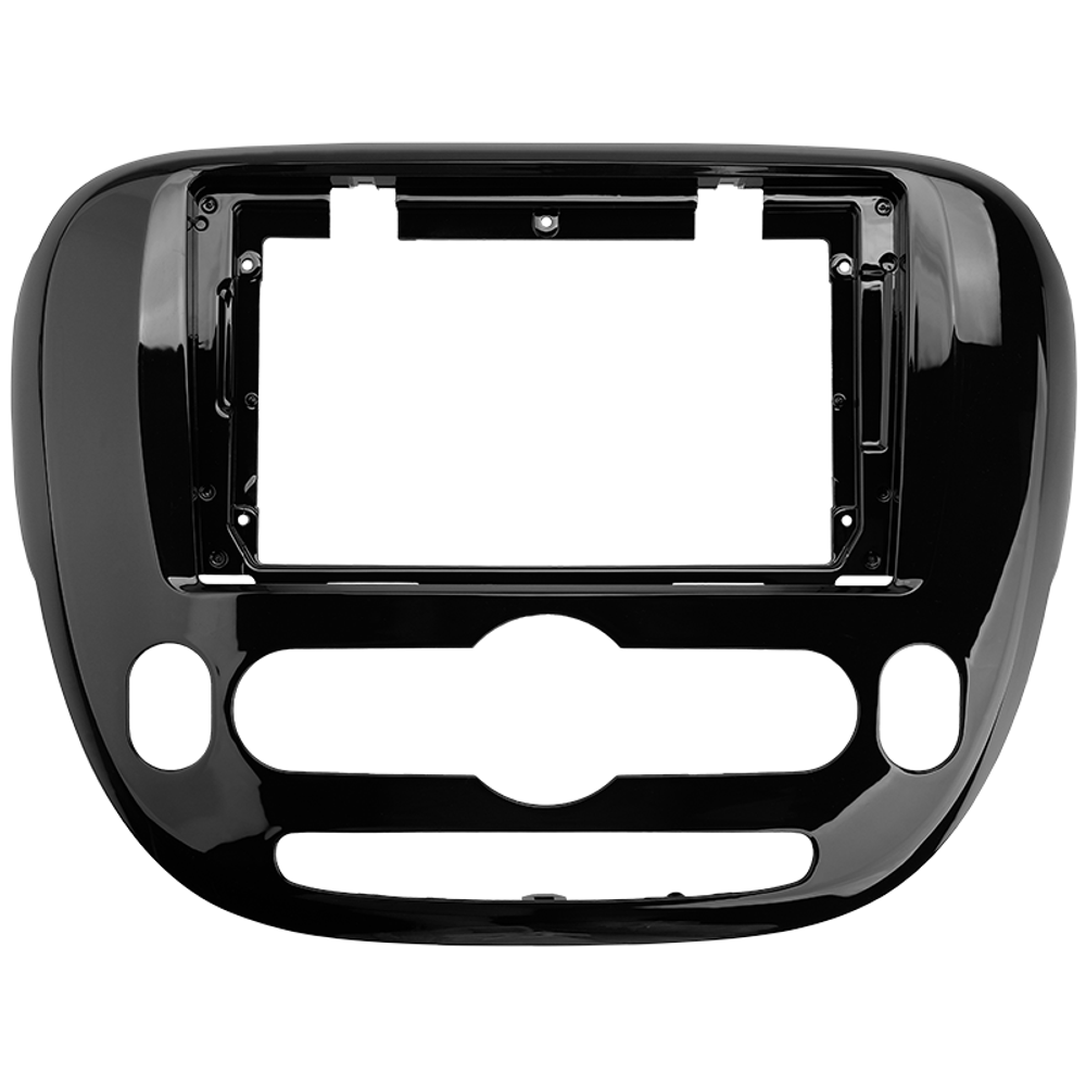Комплект рамки с разъёмами 9"+can KIA Soul 2013-2019 климат с экранчиком (A) - Car-Smart 7002CL