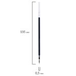 Стержень гелевый Staff, чёрный, 0.5мм, 135мм