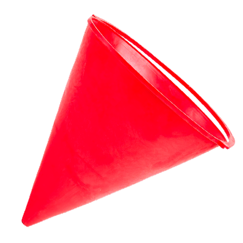 Ведро пожарное конусное пластиковое