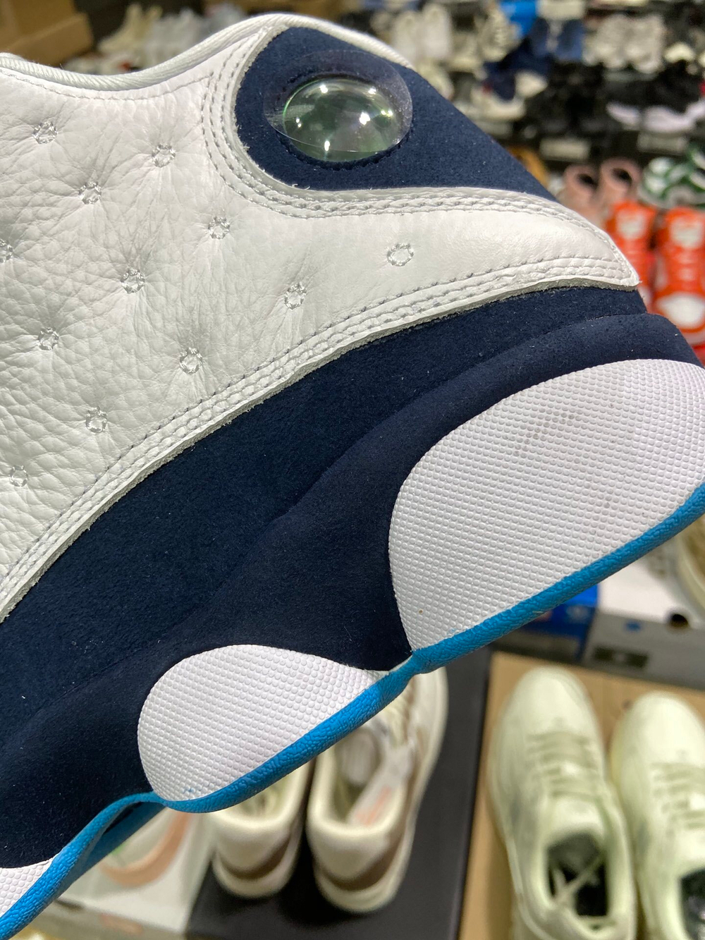 Jordan 13 Retro Obsidian Powder Blue White